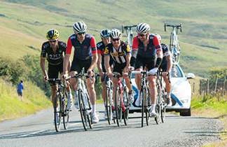 Tour of Britain cyclists photo by Witt Woo Photography