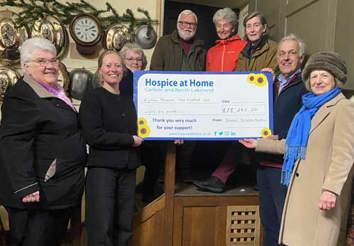 Cheque presentation photo Hermione Mccosh